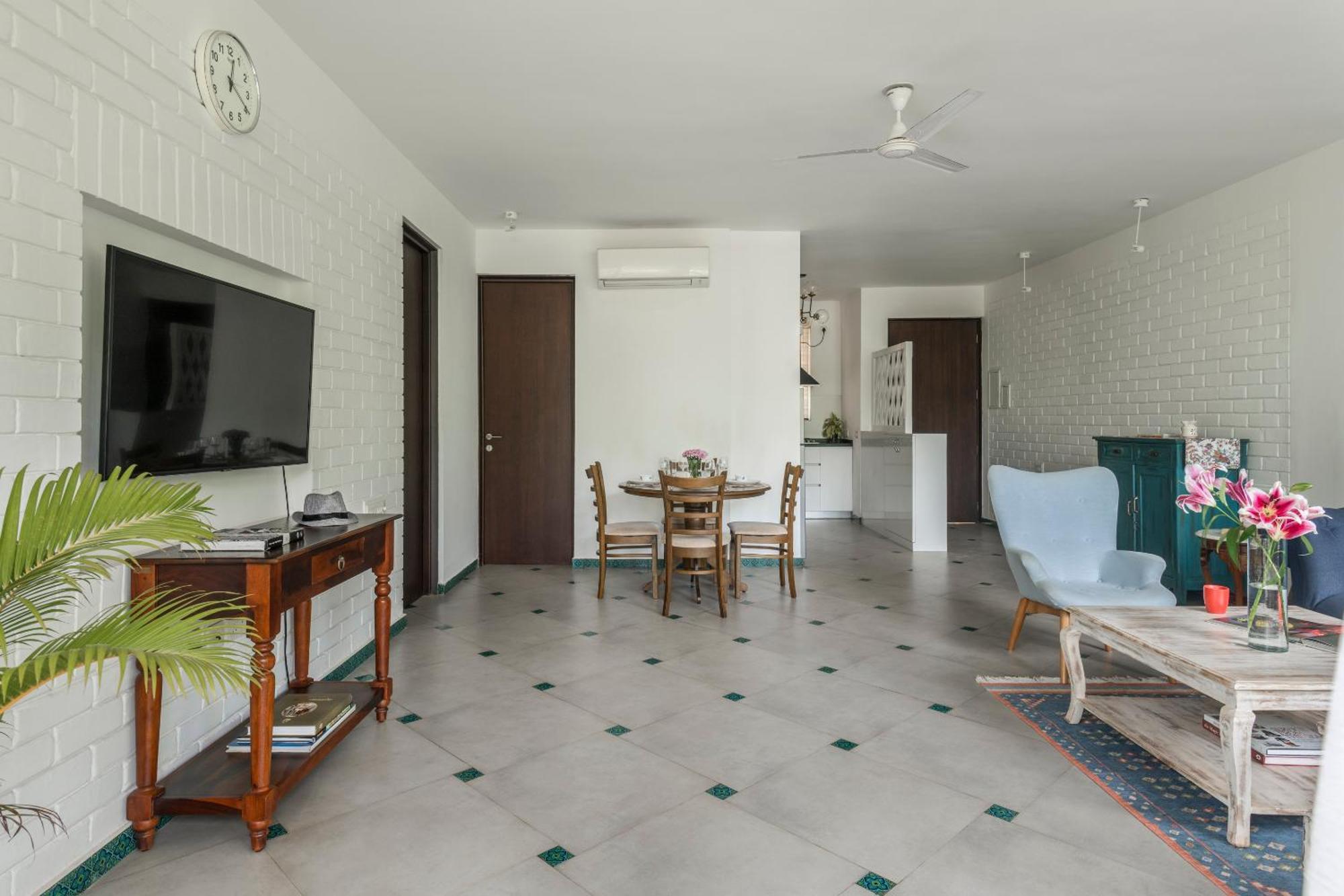 El - Arbol Apartments Panadzsi Szoba fotó